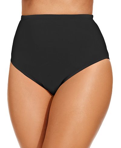 Swimsuits plus size high waist bottoms