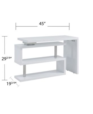Tara Multifunctional Corner Desk with Shelves
