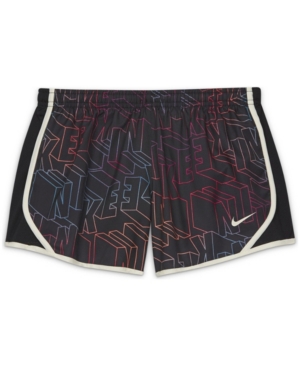Nike Dri-fit Tempo Big Girls Printed Running Shorts