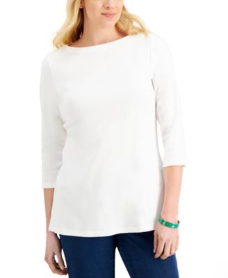 karen scott tunic tops