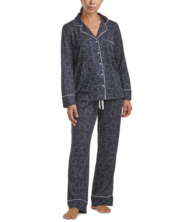Splendid Women s Notch Collar Floral Pajama Set Online Only Macy s