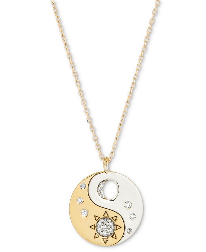 Diamond yin new arrivals yang pendant