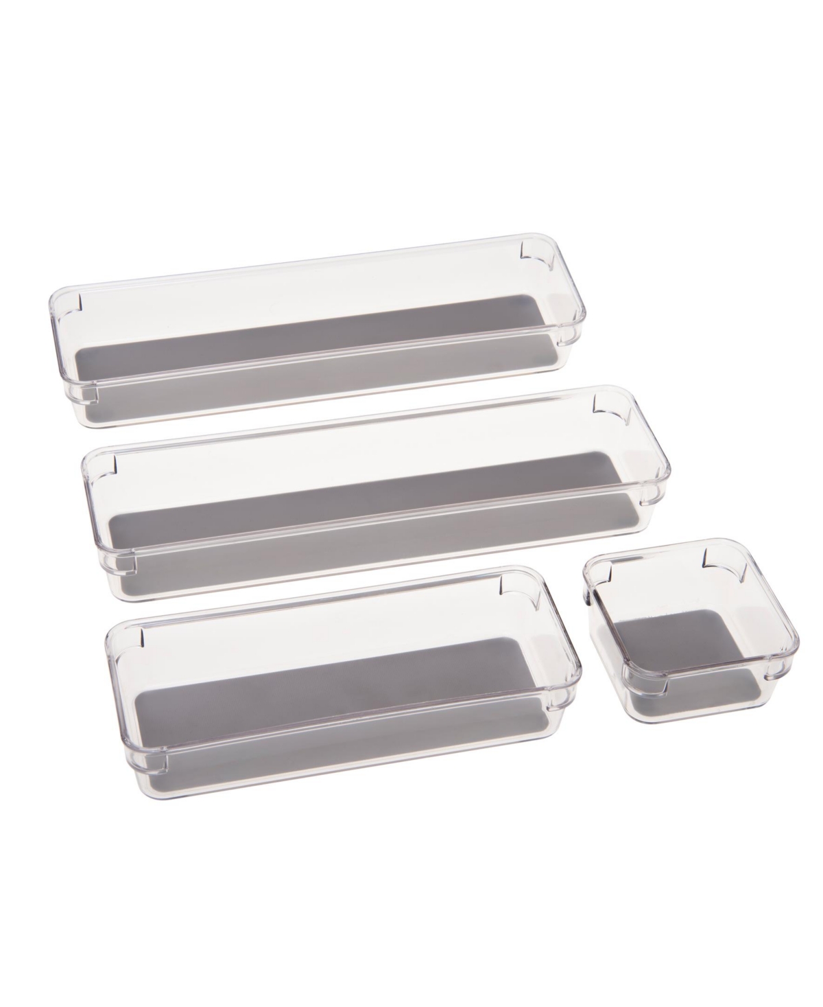Multipurpose Drawer Organizers, 4 Pack - Open Miscellaneous