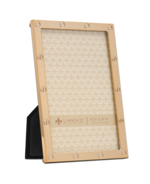 Lawrence Frames High Quality Polished Cast Metal Picture Frame In Gold-tone