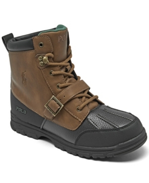 image of Polo Ralph Lauren Little Boys Colbey Mid Ii Boots from Finish Line