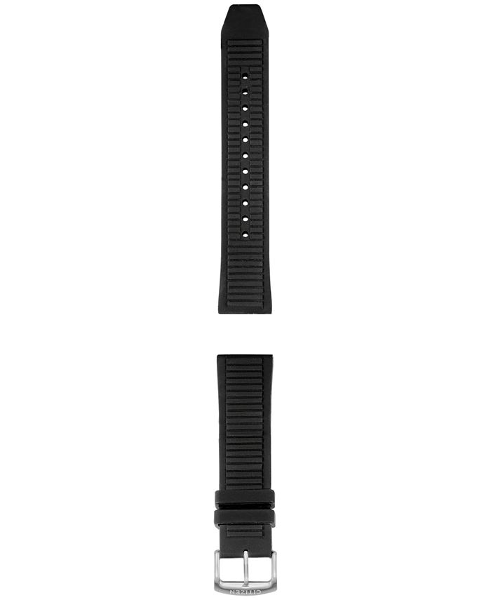 Citizen - Men's CZ Smart Black Silicone Smart Watch Strap