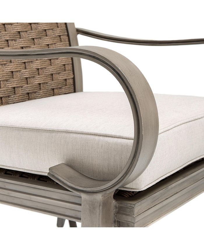 Furniture CLOSEOUT! Winston Grayson Wicker Outdoor Dining Arm Chair