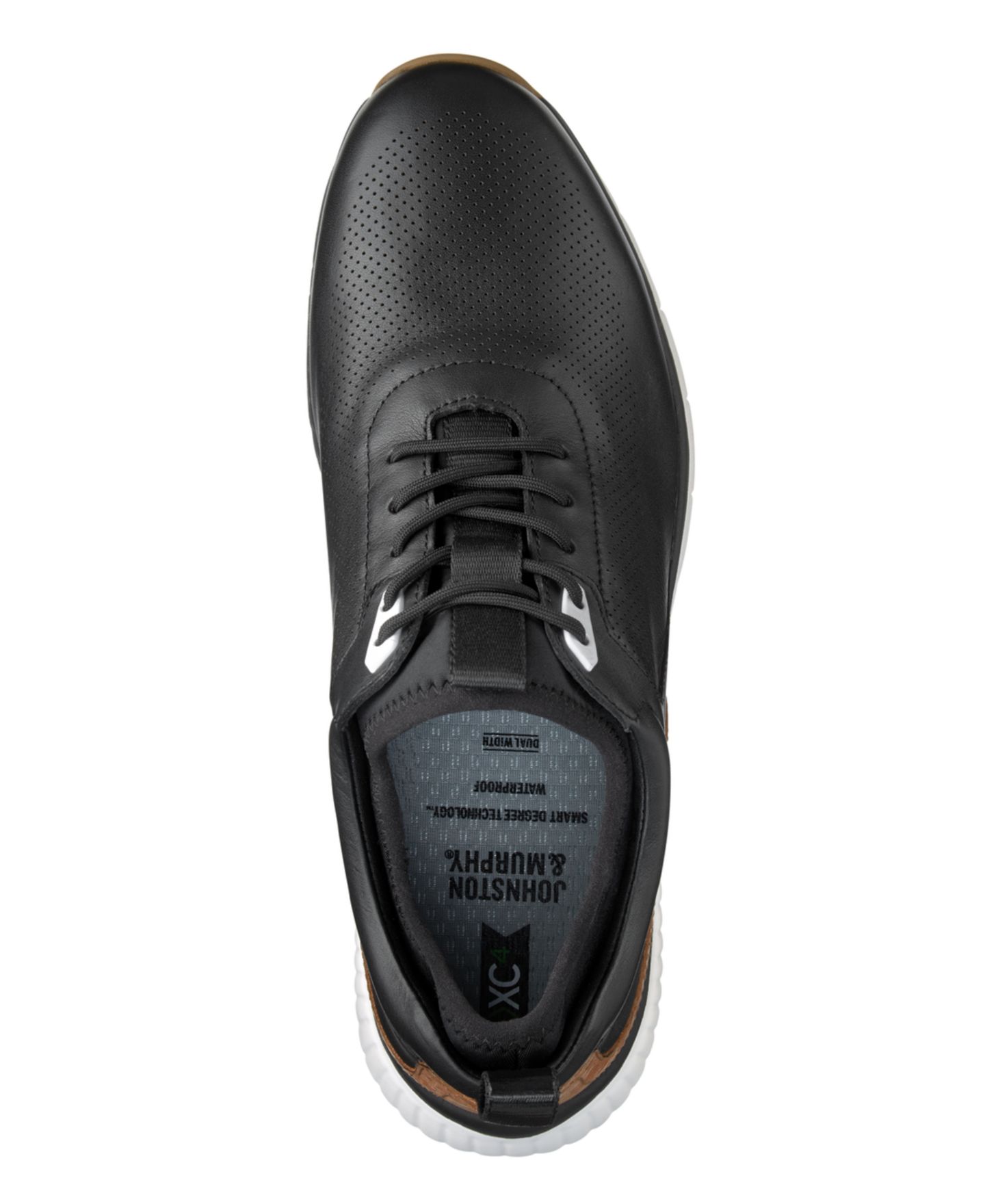 Мужские кроссовки Johnston & Murphy Luxe Hybrid Golf Lace-Up, цвет: Чёрный — фото 6