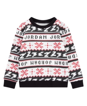 Jordan Big Boys Jump man Holiday Pull-Over