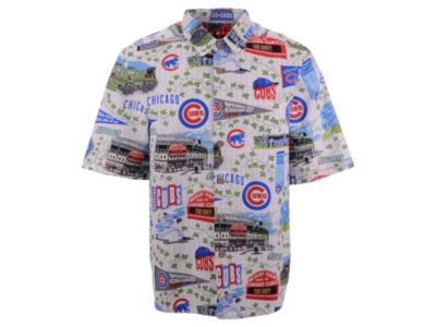 Lids Authentic MLB Apparel Chicago Cubs Men's Scenic Print Short Sleeve  Shirt - Macy's