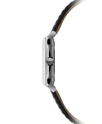 Women's Swiss Toccata Black Calf Leather Strap Watch 22.6x28.1mm