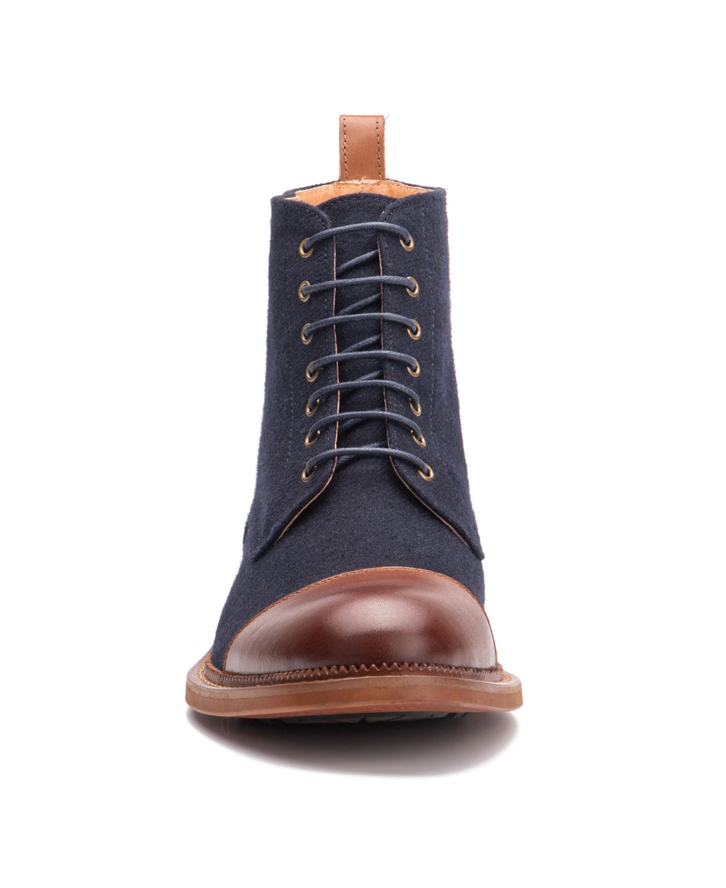 Мужские ботинки Vintage Foundry Co Remington Boot, цвет: Рыжевато-коричневый / Тёмно-синий — фото 4