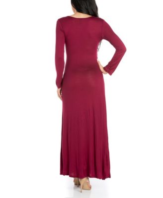 Women's Long Sleeve Maxi Dress