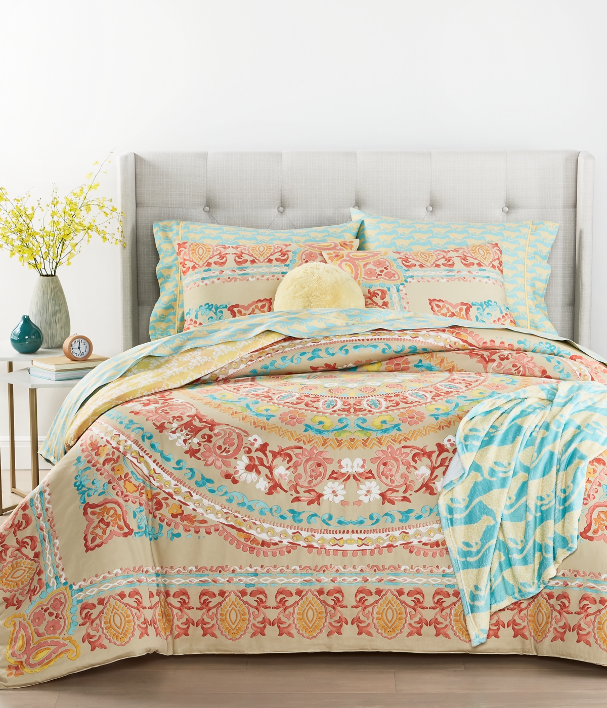 Whim By Martha Stewart Collection Valencia Mandala 3pc. King Comforter