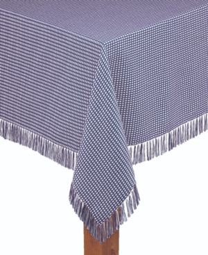 Lintex Homespun Marine 100% Cotton Tablecloth 60"x84"