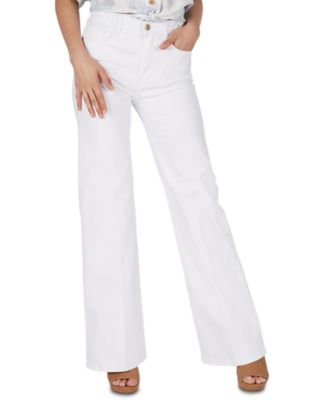 Numero - High-Rise Braided-Waistband Wide-Leg Jeans