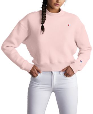 champion hush pink sweatshirt