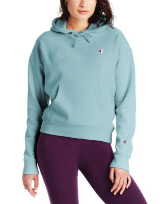 blue champion hoodie women's