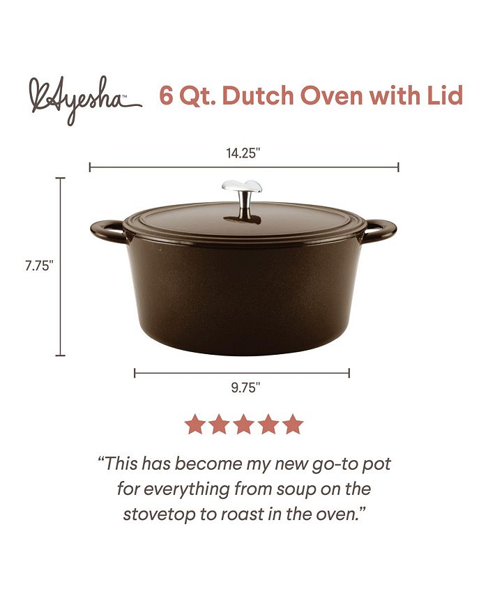 Ayesha Curry Collection Cast Iron 6Qt. Dutch Oven with Lid Macy's
