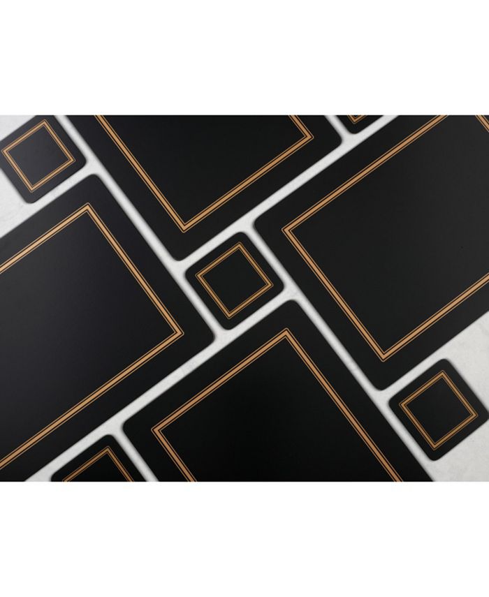 Pimpernel Classic Black Placemats, Set of 4 Macy's
