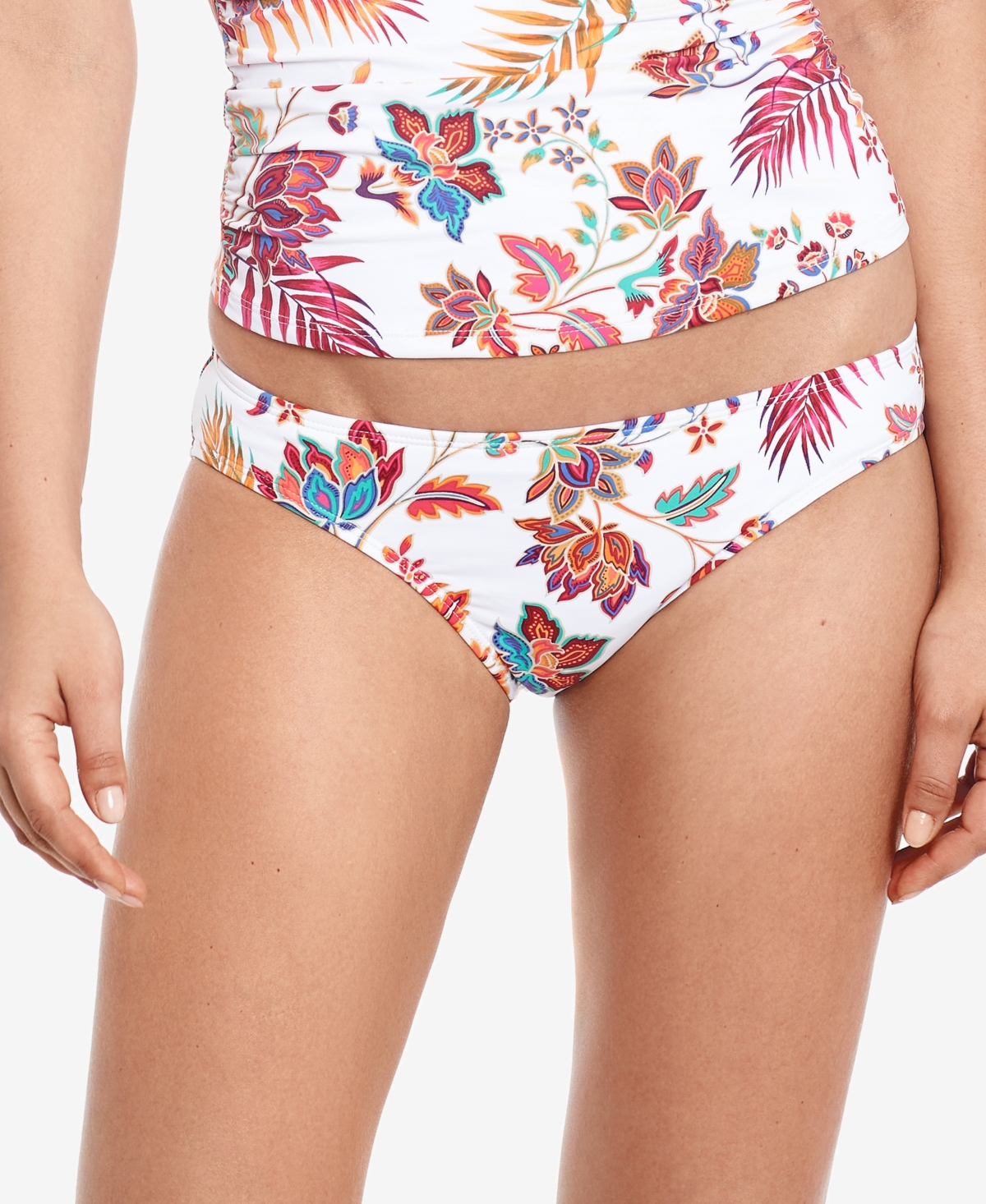Lauren Ralph Jacobean Floral Hipster Bikini Bottoms