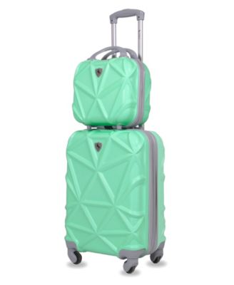 Gem 2-Pc. Carry-On Hardside Cosmetic Luggage Set