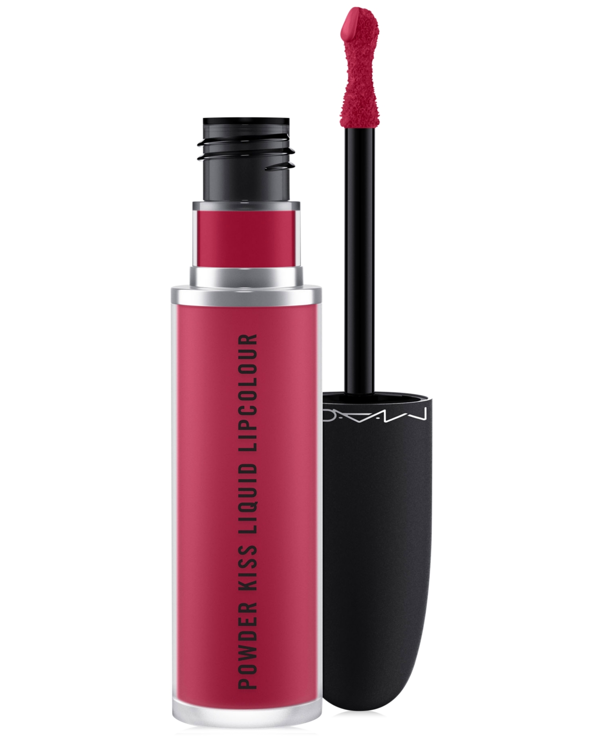 Mac Powder Kiss Liquid Lipcolour In Elegance Is Learned (rose Fuchsia)