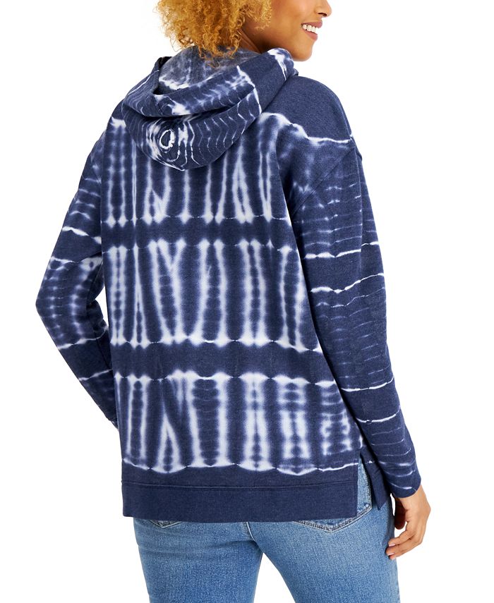 Style & Co Tie-Dyed Hoodie, Created for Macy's - Macy's
