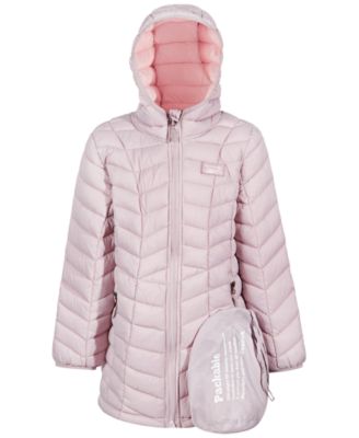 girls packable down jacket