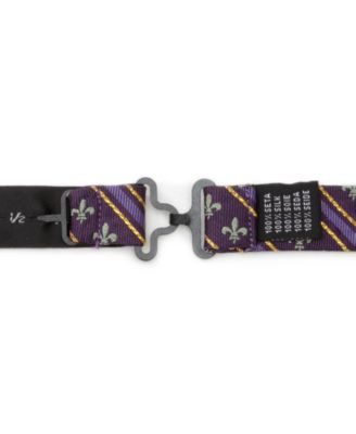 Men's Mardi Gras Stripe Bow Tie
