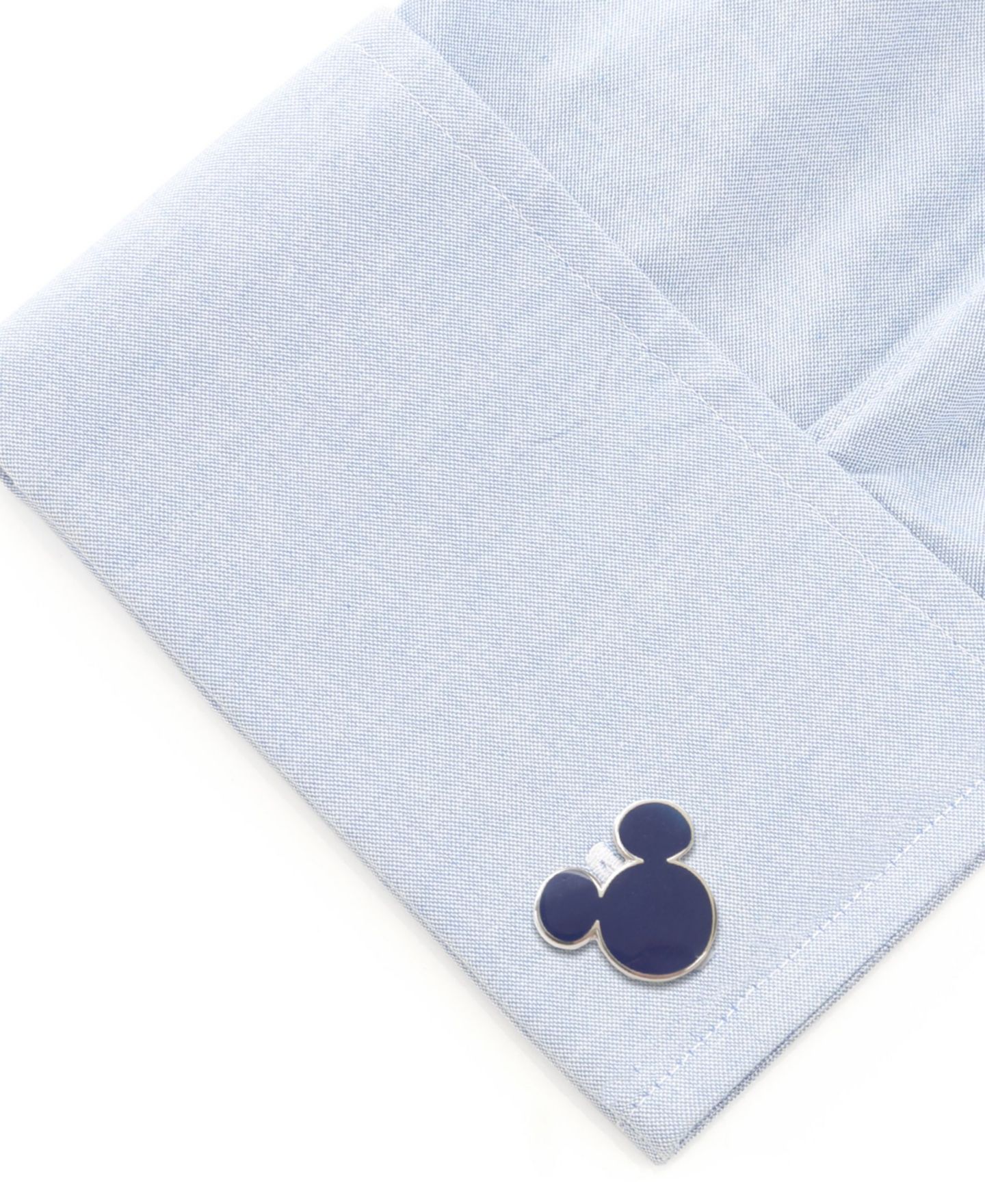 Мужские запонки Disney Mickey Mouse Silhouette Cufflinks, цвет: Синий — фото 3