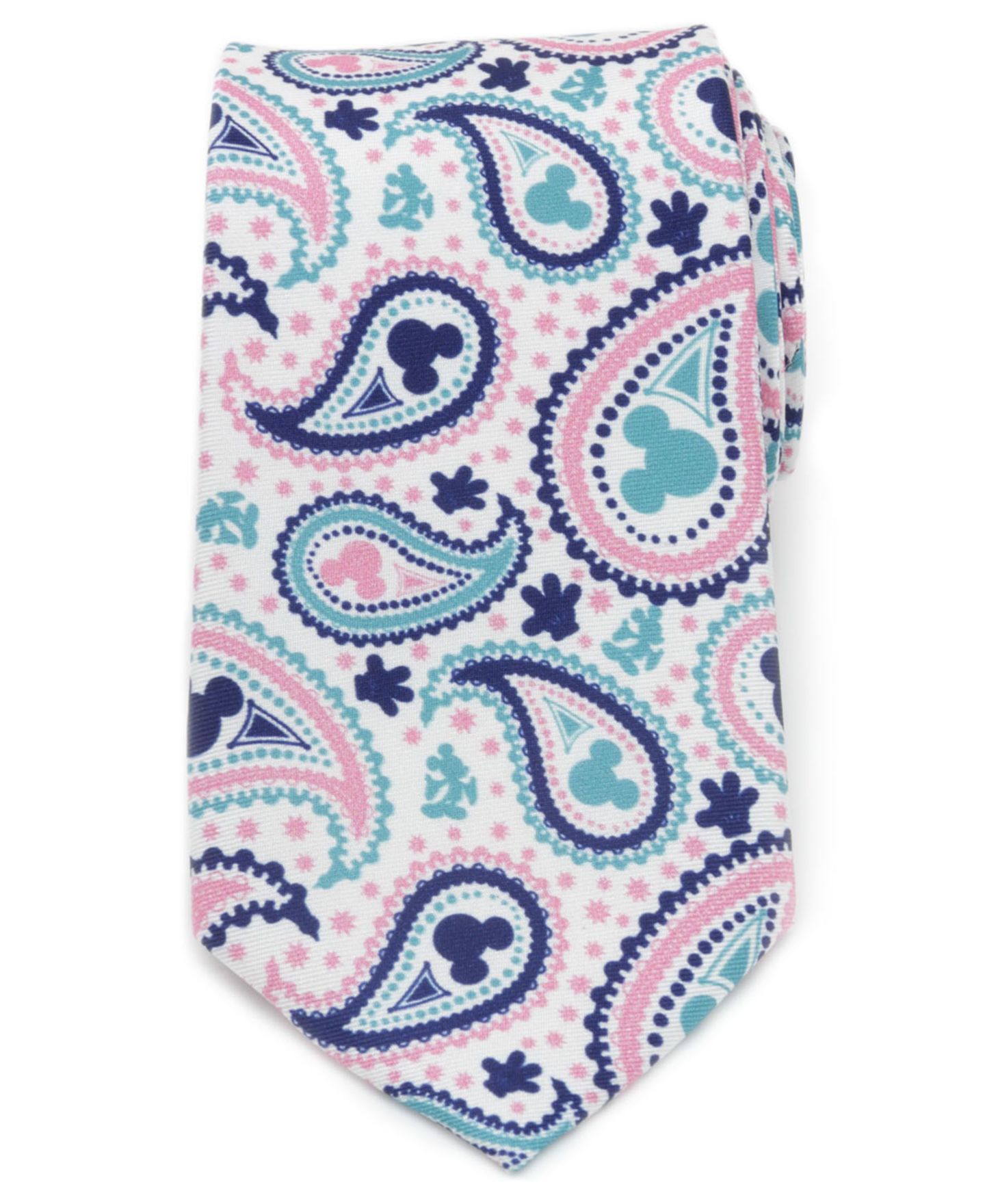 Мужской галстук Disney Mickey Mouse Paisley Tie, цвет: Разноцветный — фото 2