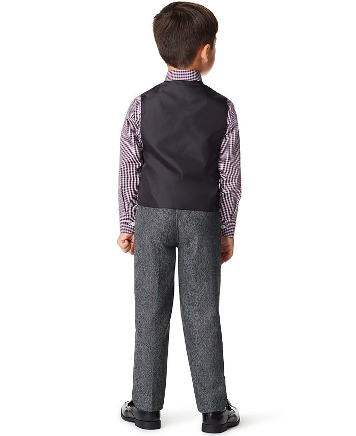 Nautica Little Boys Holiday Twist 4 Piece Vest Set Macy's