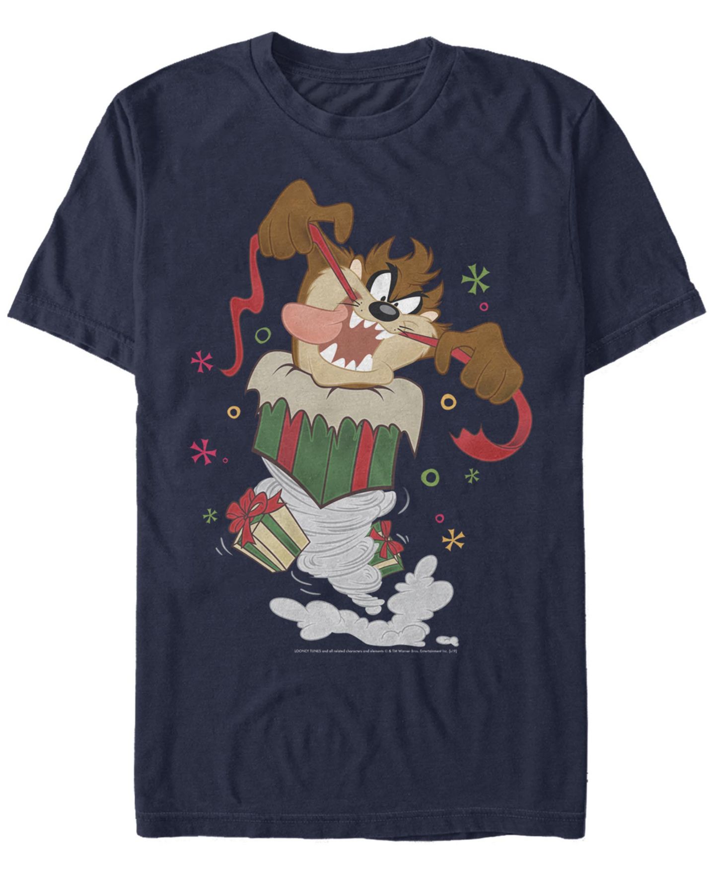 Мужская футболка Fifth Sun Looney Tunes Ripping Presents Short Sleeve, цвет: Тёмно-синий — фото 1