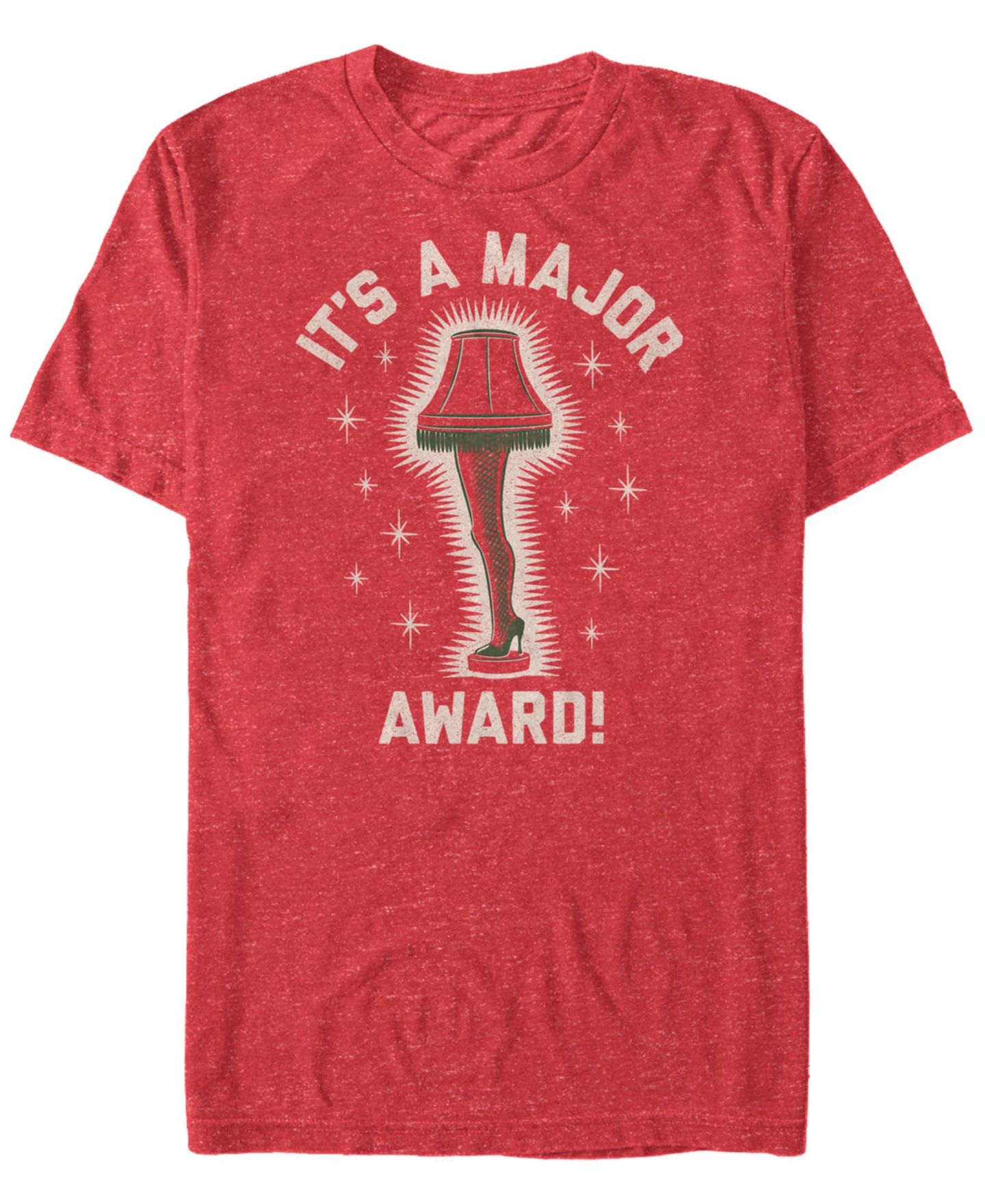 Мужская футболка Fifth Sun Christmas Story Major Award Short Sleeve, цвет: Красный меланжевый — фото 1