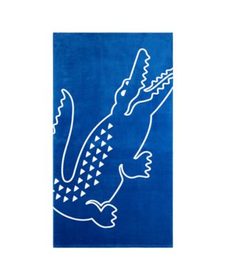 Lacoste Zap Cotton Croc Logo Beach Towel & Reviews - Bath Towels - Bed ...