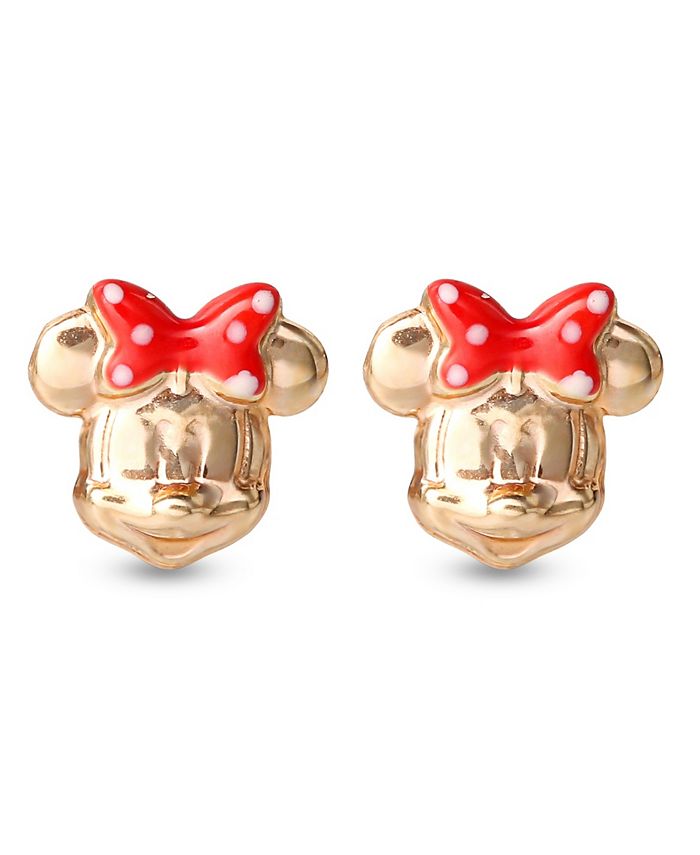 Macys minnie mouse earrings clearance