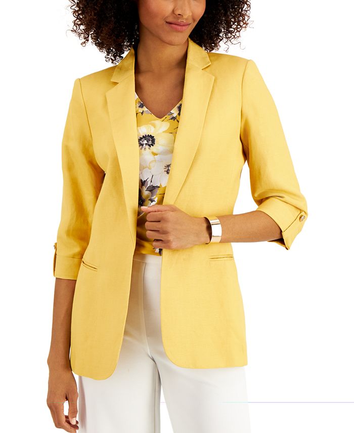 Calvin Klein OpenFront Blazer Macy's