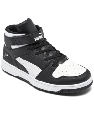 image of Puma Little Boys Rebound LayUp Mid Casual Sneakers from Finish Line