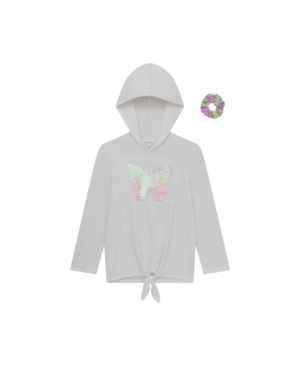BTween Girls Long Sleeve Sweatshirt with Scrunchie