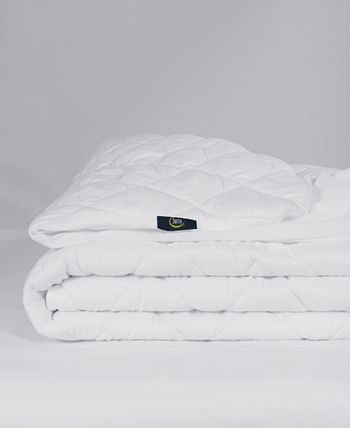 Charter Club Continuous Protection Waterproof Mattress Pad, Twin, Created for Macy's - White