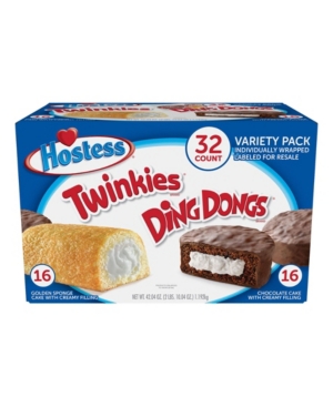 UPC 888209110931 product image for Hostess Twinkies and Ding Dongs Variety Pack, 1.31oz, 32 Count | upcitemdb.com