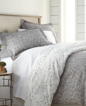 Southshore Fine Linens Premium Ultra Soft Botanical Printed 3-pc. Comforter Set, Full/queen In Gray