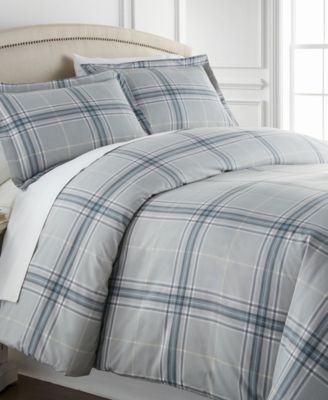 Ultra-Soft Plaid 3-Pc. Comforter Set, Full/Queen
