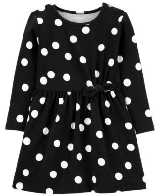 Carter's Toddler Girls Polka Dot Jersey Dress - Macy's