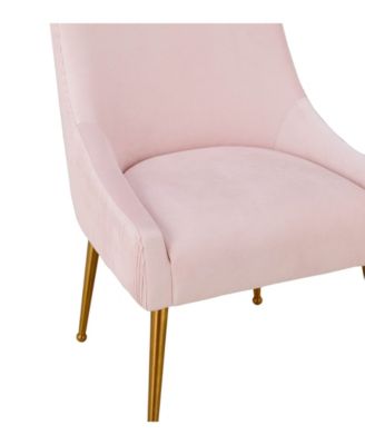 Beatrix Pleated Velvet Side Chair