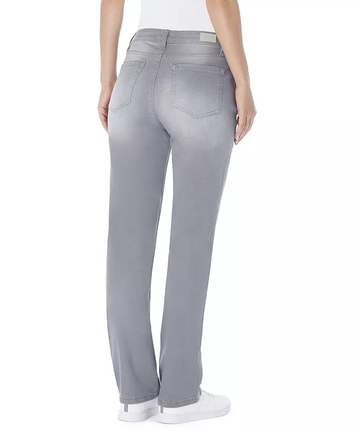 Petite Lexington Straight-Leg Denim Jeans - thumbnail 4