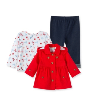 Baby Girls Red Jacket Set
