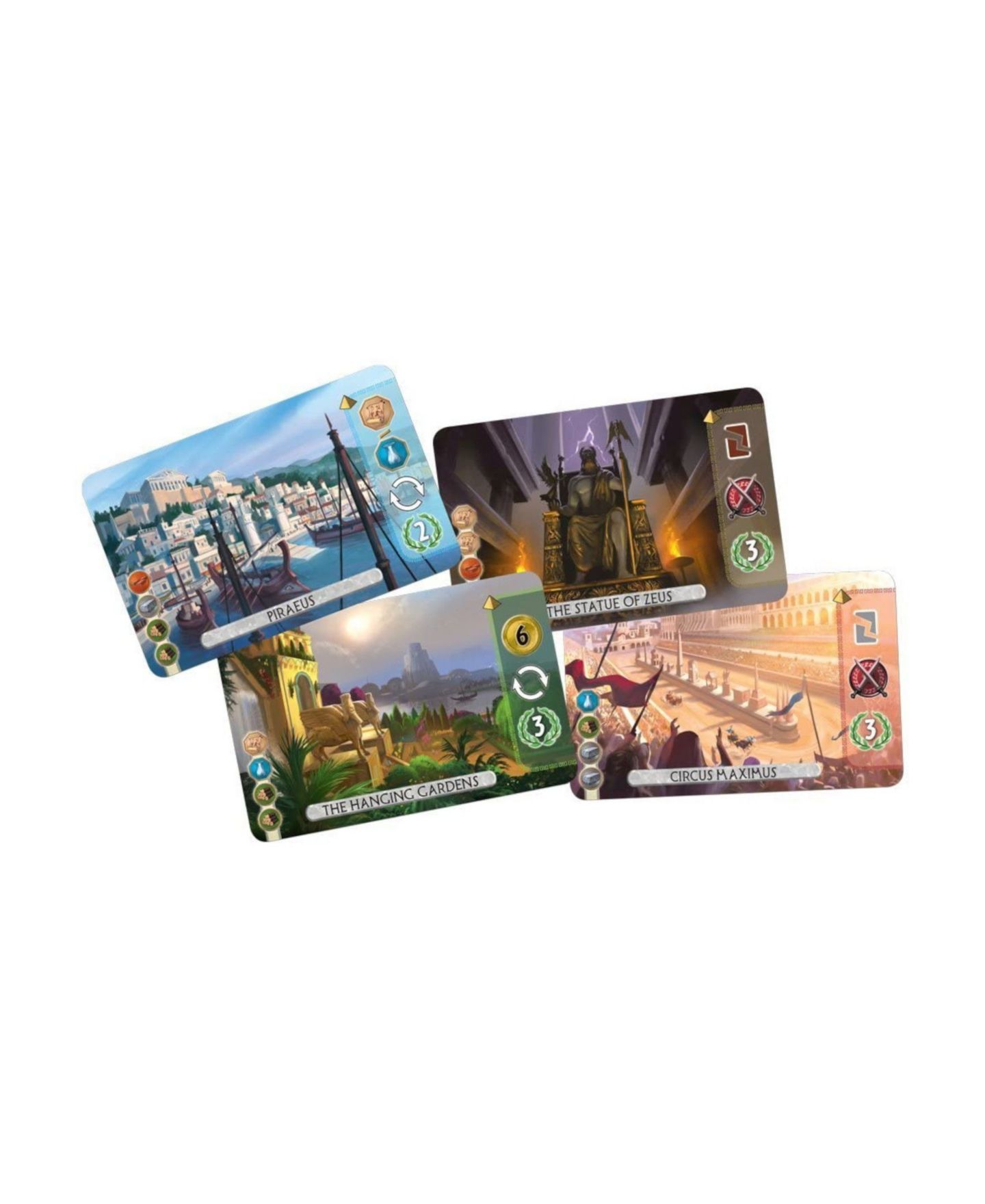 Детская настольная игра Asmodee Editions 2 Player Strategy 7 Wonders Duel Board Game, Ages 10+ — фото 4