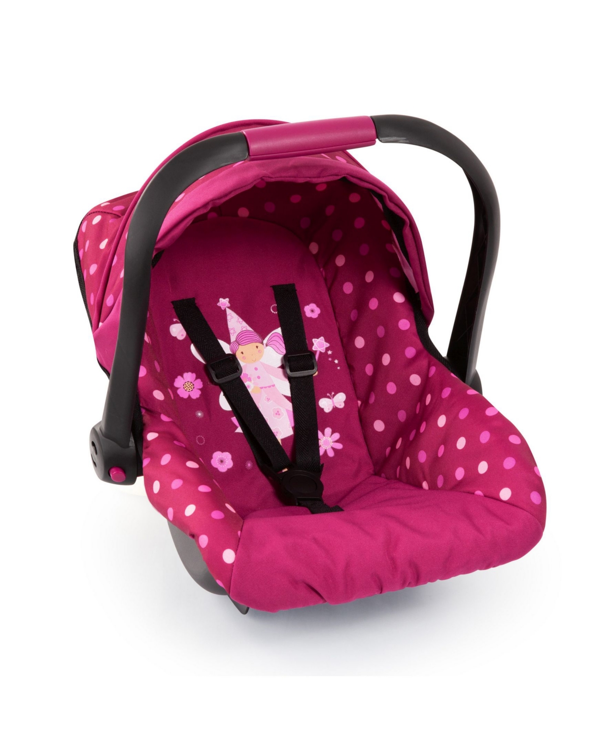 Redbox Baby Doll Deluxe Car Seat With Canopy In Polka Dots
